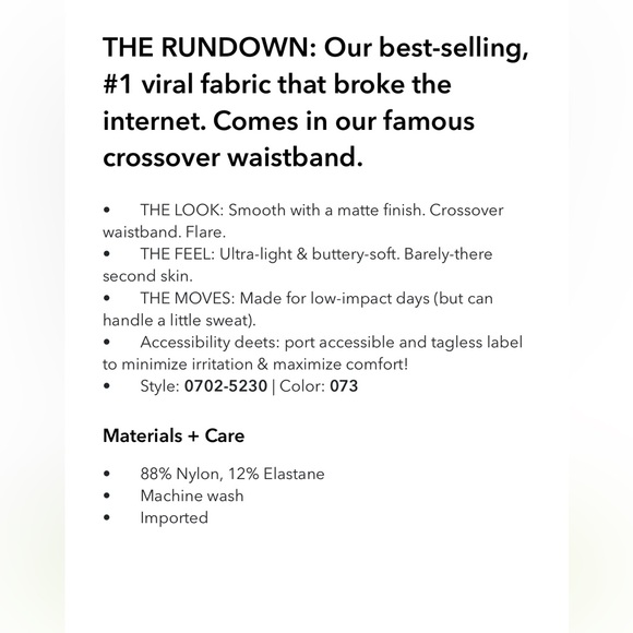 Offline by Aerie Real Me High Waisted Crossover Flare Leggings - Picture 7 of 7